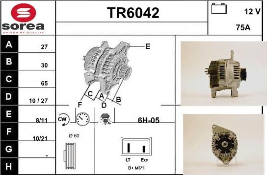 Sera TR6042 - Alternatore autozon.pro