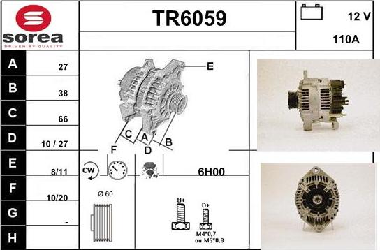 Sera TR6059 - Alternatore autozon.pro