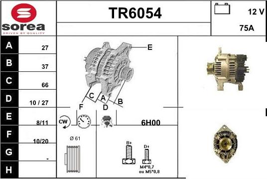 Sera TR6054 - Alternatore autozon.pro