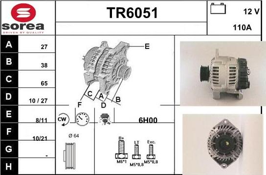 Sera TR6051 - Alternatore autozon.pro