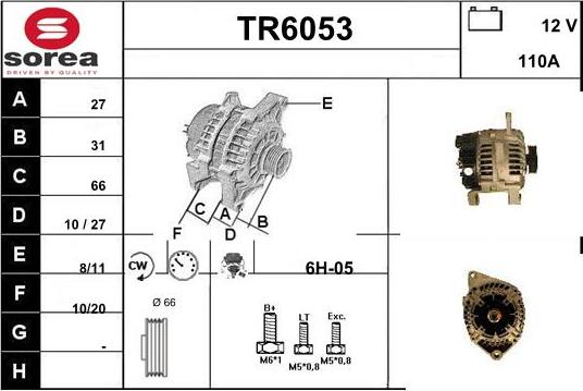 Sera TR6053 - Alternatore autozon.pro