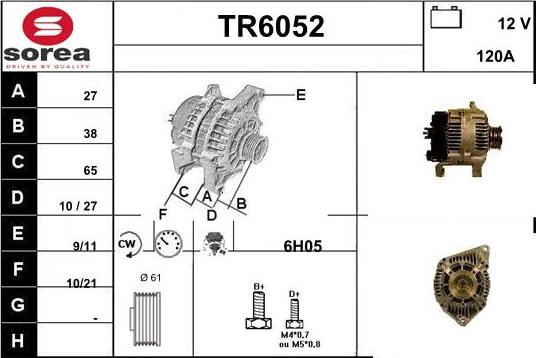 Sera TR6052 - Alternatore autozon.pro