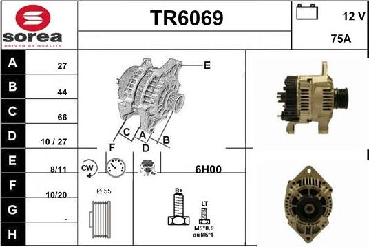 Sera TR6069 - Alternatore autozon.pro