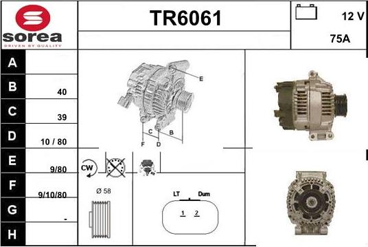 Sera TR6061 - Alternatore autozon.pro