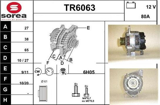 Sera TR6063 - Alternatore autozon.pro