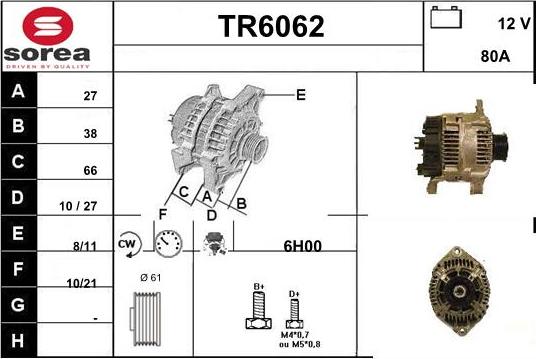 Sera TR6062 - Alternatore autozon.pro