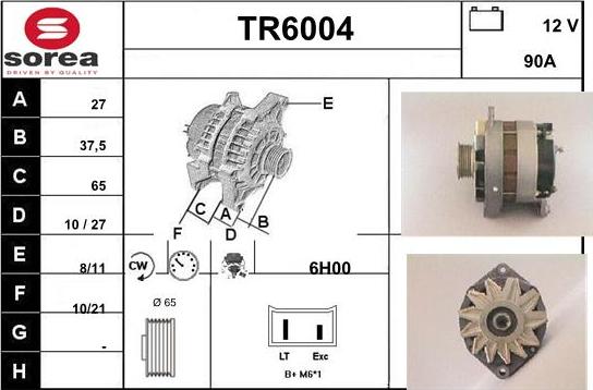 Sera TR6004 - Alternatore autozon.pro