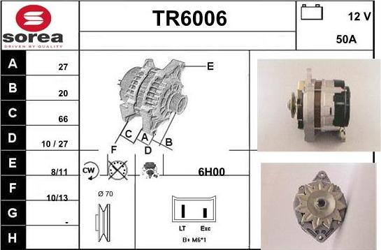 Sera TR6006 - Alternatore autozon.pro