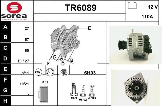 Sera TR6089 - Alternatore autozon.pro