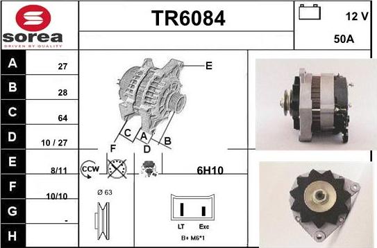 Sera TR6084 - Alternatore autozon.pro