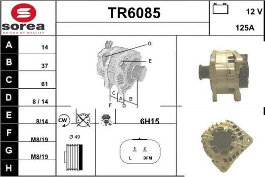 Sera TR6085 - Alternatore autozon.pro