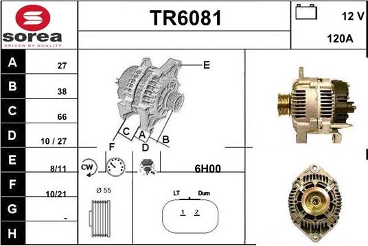 Sera TR6081 - Alternatore autozon.pro