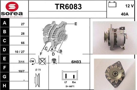 Sera TR6083 - Alternatore autozon.pro