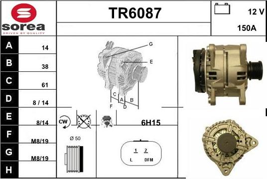 Sera TR6087 - Alternatore autozon.pro