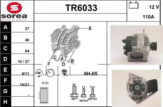 Sera TR6033 - Alternatore autozon.pro