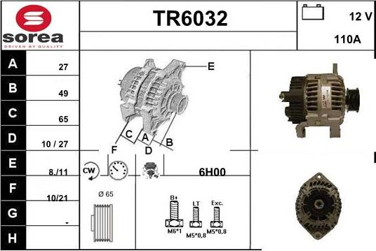 Sera TR6032 - Alternatore autozon.pro