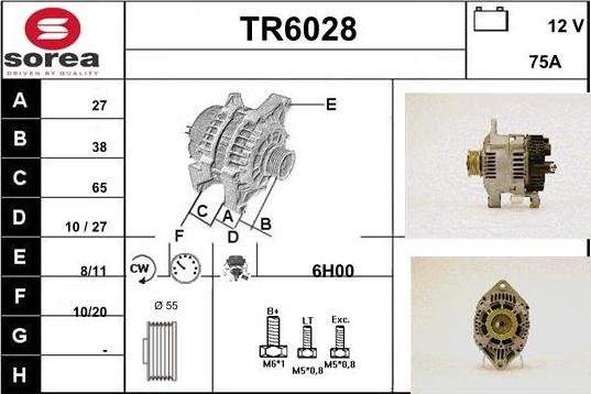 Sera TR6028 - Alternatore autozon.pro