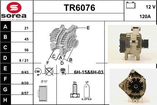 Sera TR6076 - Alternatore autozon.pro