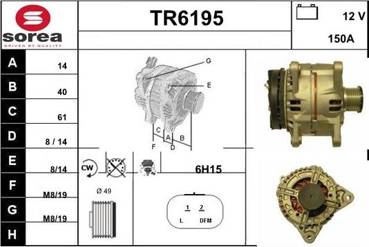 Sera TR6195 - Alternatore autozon.pro