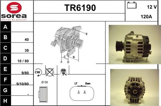 Sera TR6190 - Alternatore autozon.pro