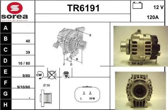 Sera TR6191 - Alternatore autozon.pro