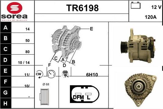 Sera TR6198 - Alternatore autozon.pro