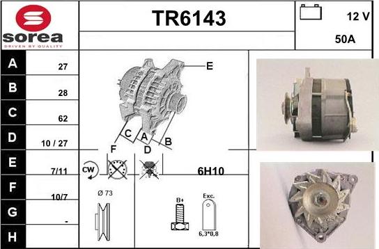 Sera TR6143 - Alternatore autozon.pro