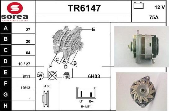 Sera TR6147 - Alternatore autozon.pro