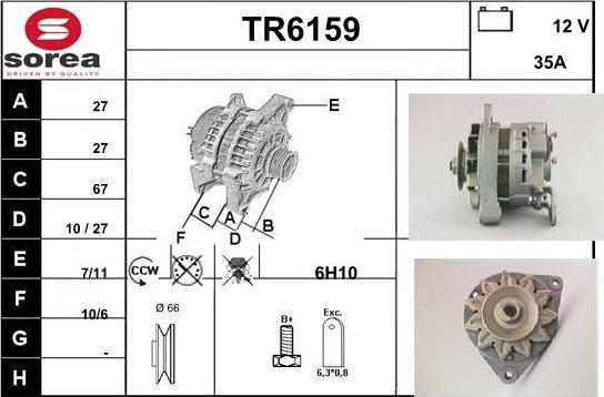 Sera TR6159 - Alternatore autozon.pro