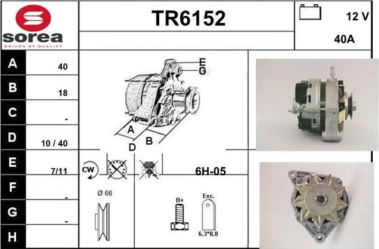 Sera TR6152 - Alternatore autozon.pro