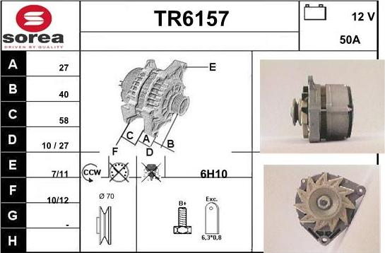 Sera TR6157 - Alternatore autozon.pro