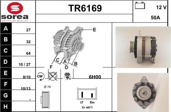 Sera TR6169 - Alternatore autozon.pro