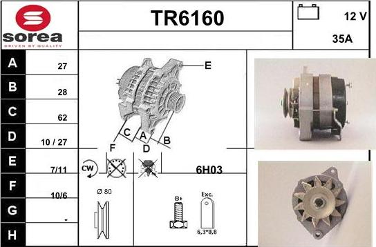 Sera TR6160 - Alternatore autozon.pro