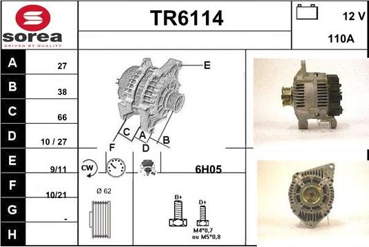 Sera TR6114 - Alternatore autozon.pro