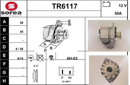 Sera TR6117 - Alternatore autozon.pro