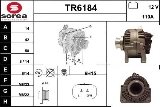 Sera TR6184 - Alternatore autozon.pro