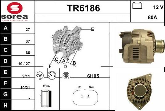 Sera TR6186 - Alternatore autozon.pro