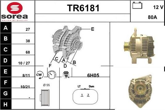 Sera TR6181 - Alternatore autozon.pro