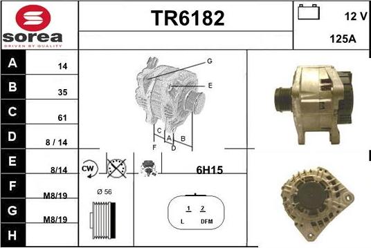 Sera TR6182 - Alternatore autozon.pro