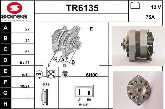 Sera TR6135 - Alternatore autozon.pro