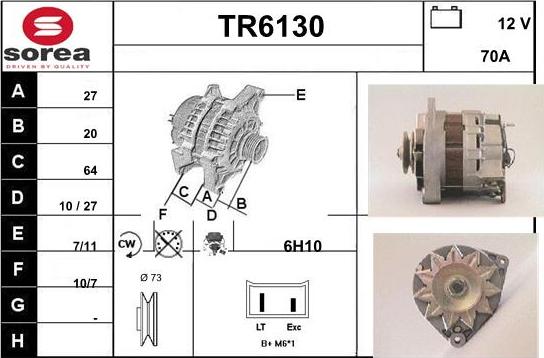 Sera TR6130 - Alternatore autozon.pro