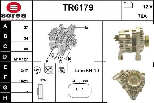 Sera TR6179 - Alternatore autozon.pro