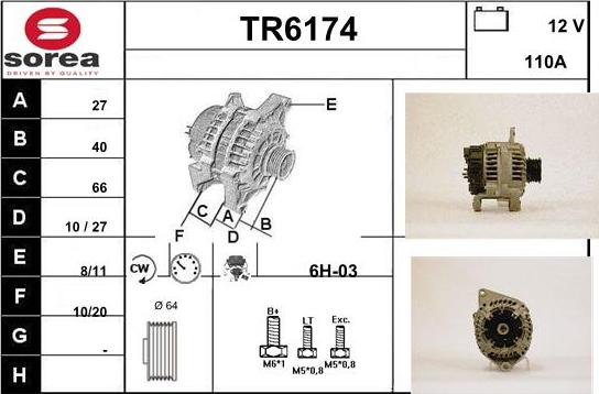 Sera TR6174 - Alternatore autozon.pro