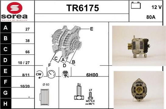 Sera TR6175 - Alternatore autozon.pro