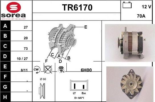 Sera TR6170 - Alternatore autozon.pro