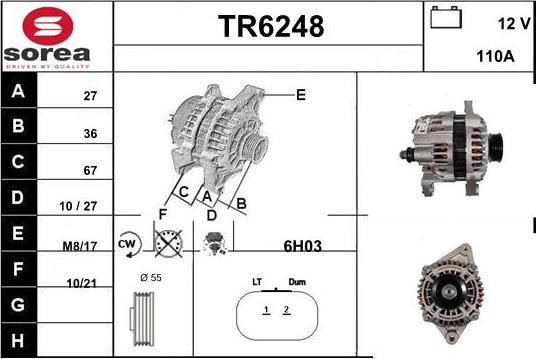 Sera TR6248 - Alternatore autozon.pro