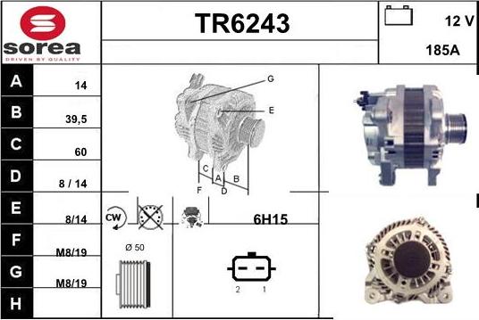 Sera TR6243 - Alternatore autozon.pro