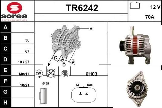 Sera TR6242 - Alternatore autozon.pro