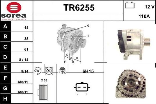 Sera TR6255 - Alternatore autozon.pro