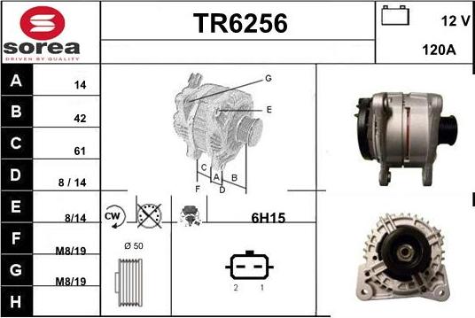 Sera TR6256 - Alternatore autozon.pro